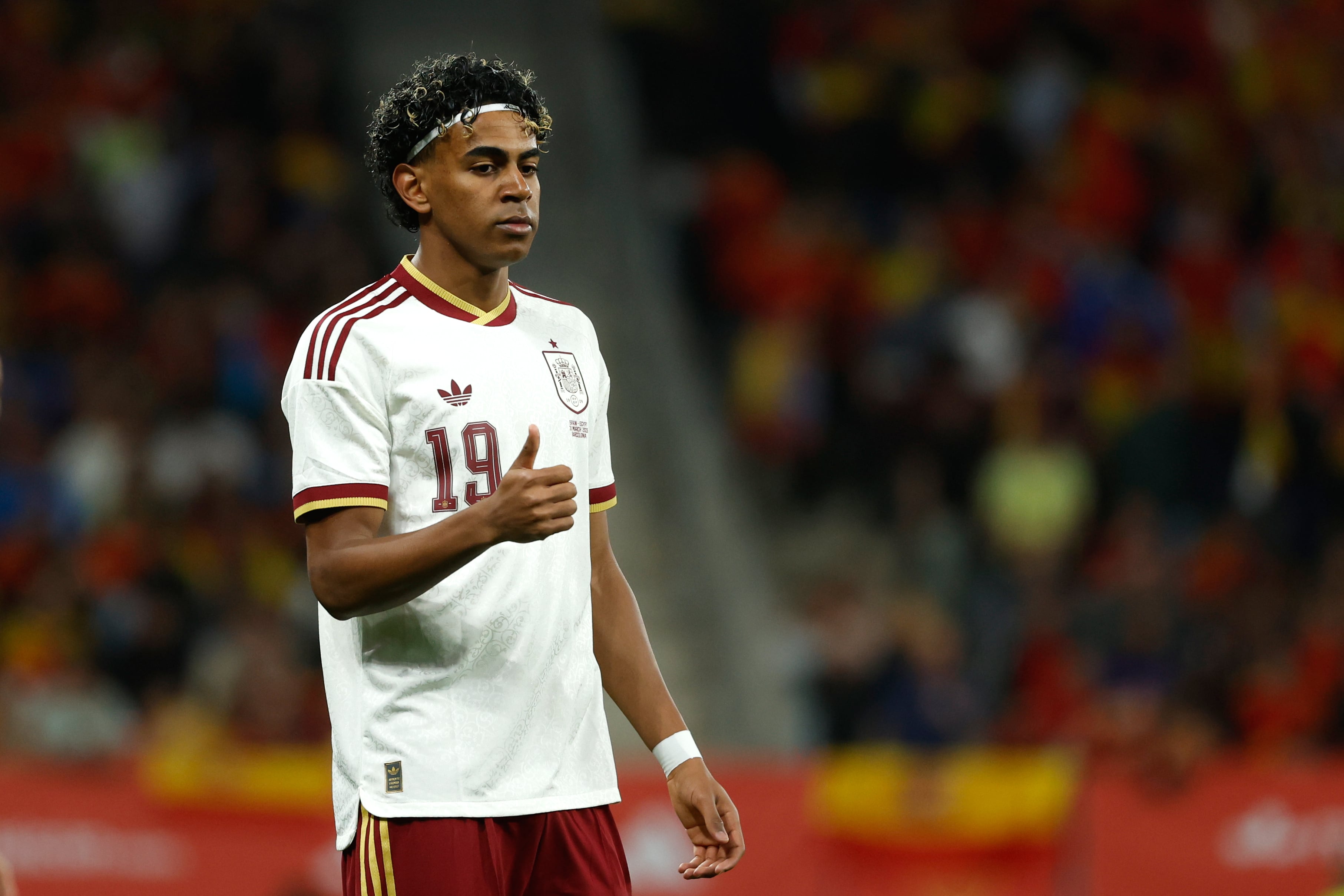 Lamine Yamal con la Selección de España