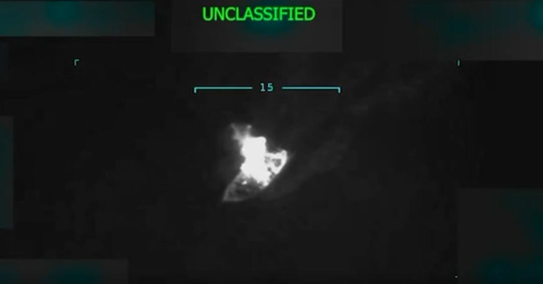 Barco destruído por Estados Unidos
