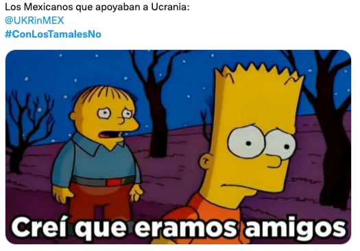 Memes sobre los tamales y la Embajada de Ucrania