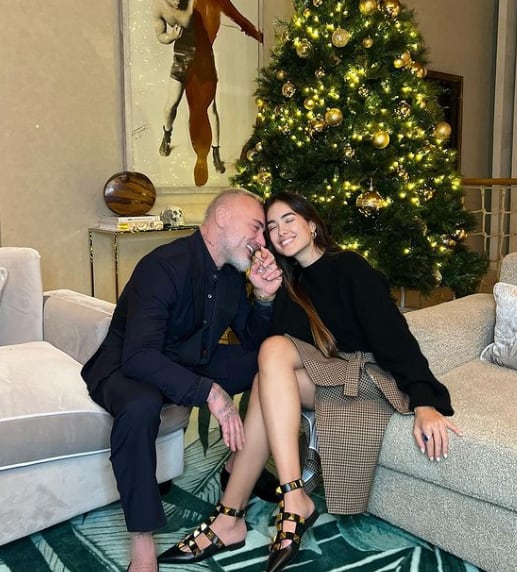Gianluca Vacchi y Sharon Fonseca