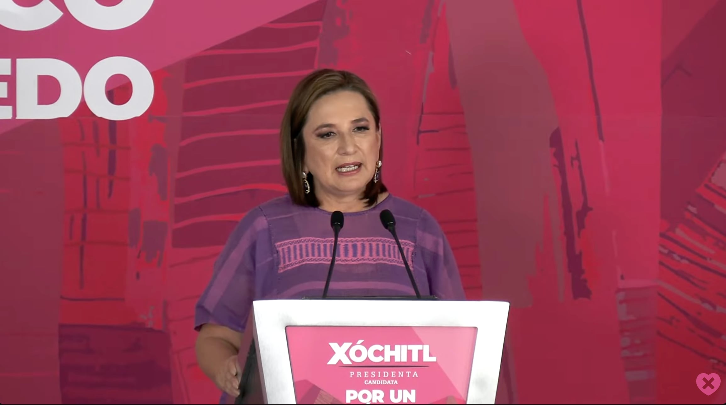 Xóchitl Gálvez, candidata a la presidencia