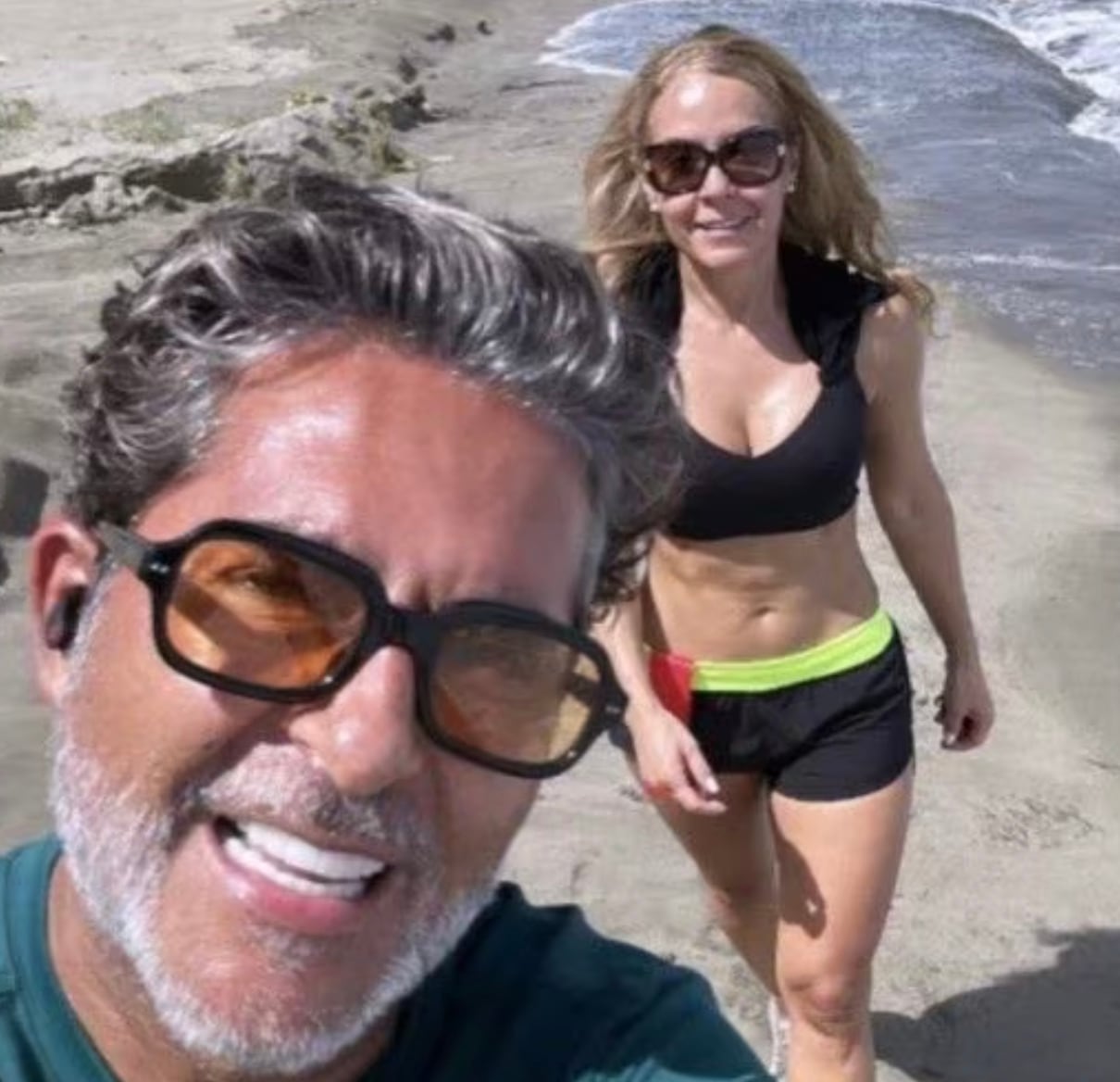 Raúl Araiza y su novia Melba