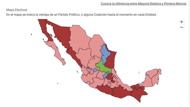 PREP Cámara de Senadores elecciones 2024