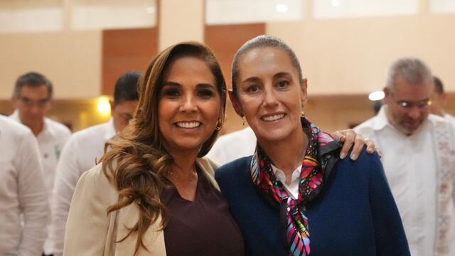 Mara Lezama y Claudia Sheinbaum