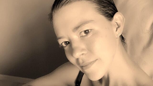 Fernanda Castillo y su hijo Liam