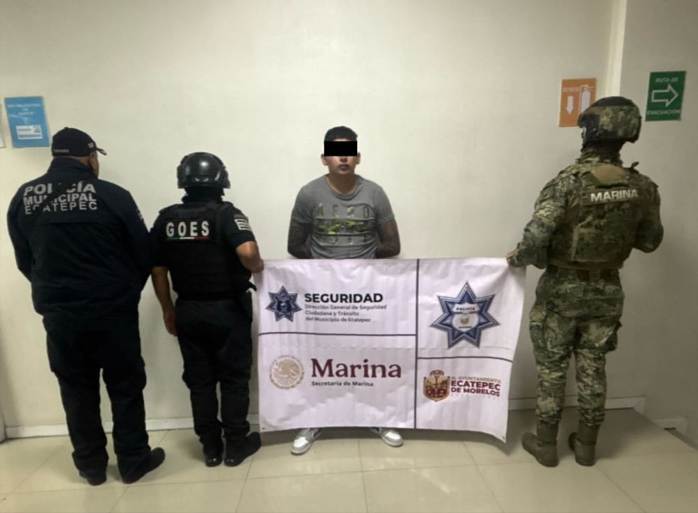 Policía de Ecatepec y Marina detienen a líderes de “Los Masse”