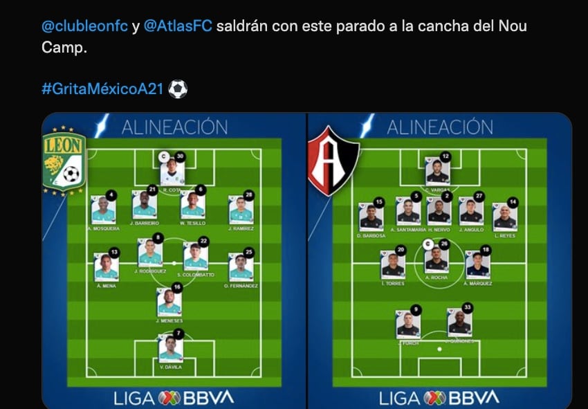 León vs Atlas, final de ida