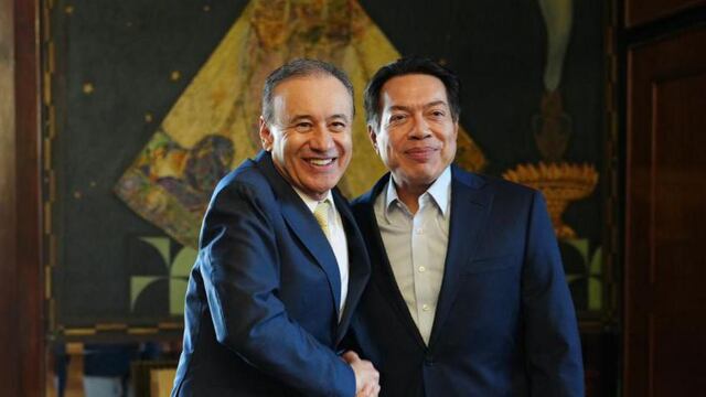 Alfonso Durazo y Mario Delgado