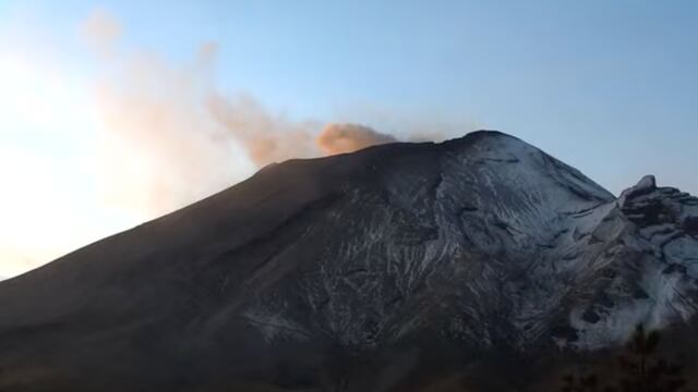Volcán Popocatépetl el 1 de diciembre