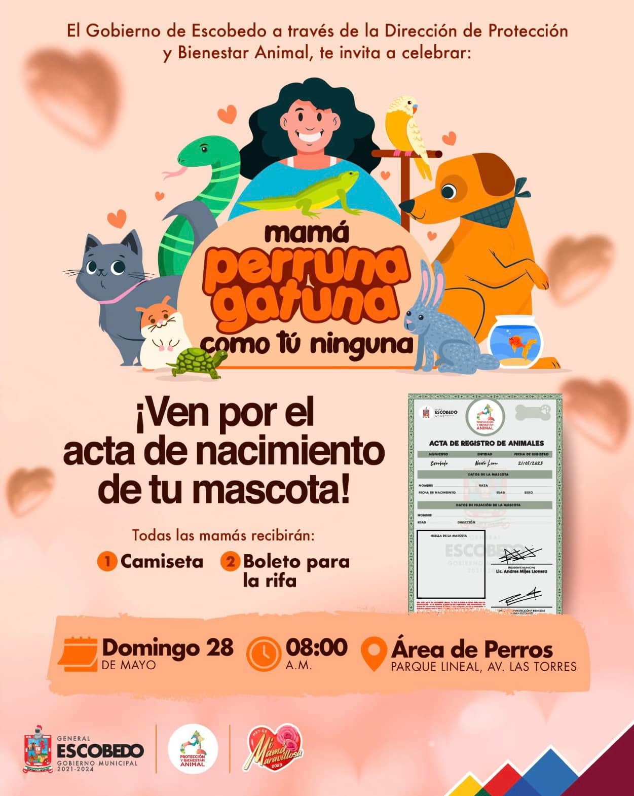 En municipio de Nuevo León las mascotas ya tienen acta de nacimiento