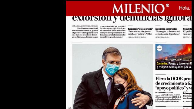 Ebrard en Milenio, consentido