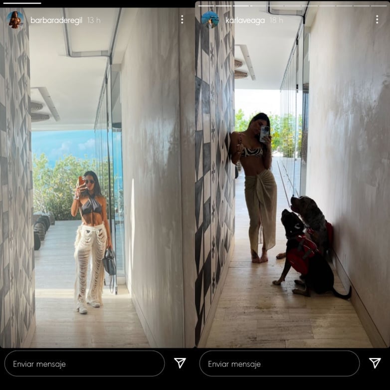 Bárbara de Regil, Karla Laveaga.