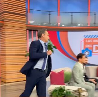 Caída de Alan Tacher en vivo