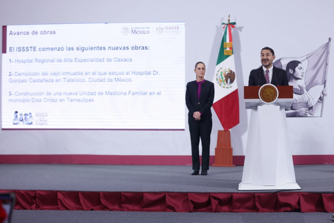 ISSSTE inicia construcción de nuevas unidades en Oaxaca, CDMX y Tamaulipas