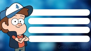 Etiquetas escolares para imprimir de Gravity Falls