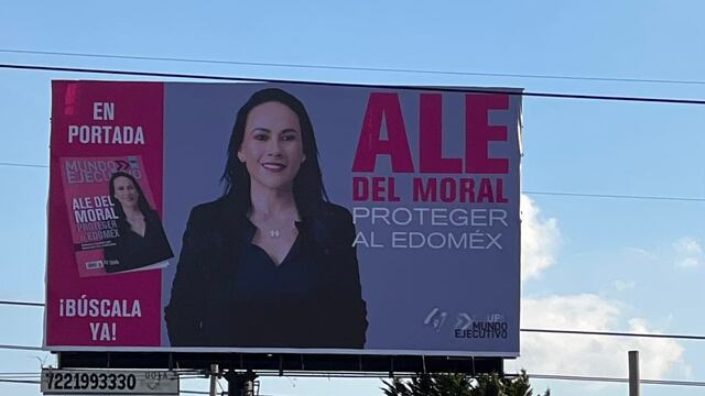 IEEM ordena retirar espectaculares de Alejandra del Moral