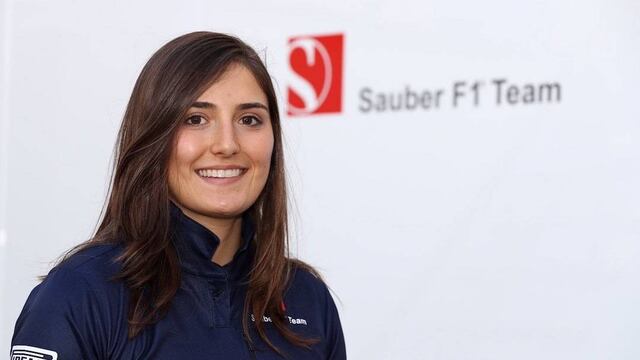 La piloto probará suerte con la escudería Sauber.