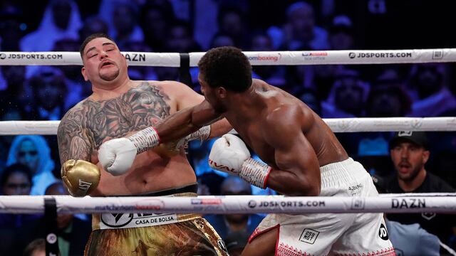 Andy Ruiz en su combate de revancha frente a Joshua