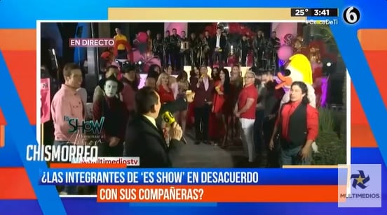 Ernesto Chavana expresó su descontento tras el regreso de Ruby y Giselle a ‘Es Show’
