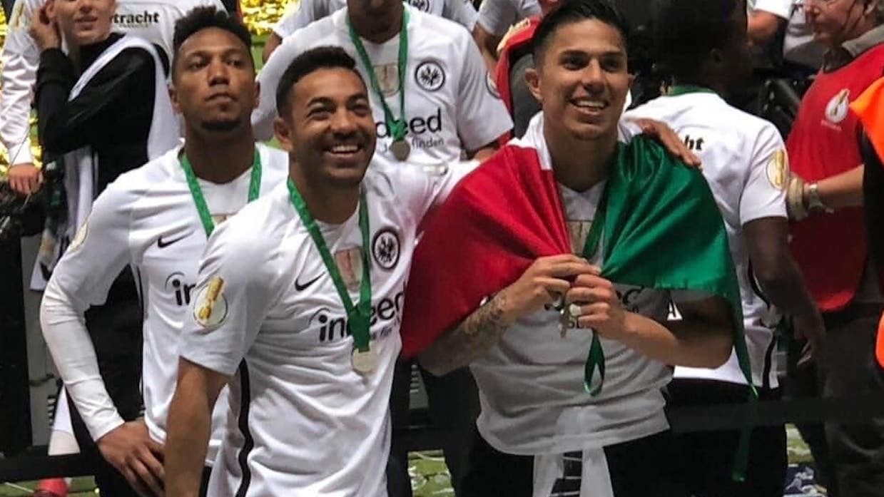 Fabián y Salcedo ganaron la Copa de Alemania con el Eintracht
