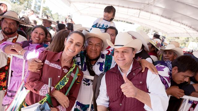 Claudia Sheinbaum y Esteban Villegas