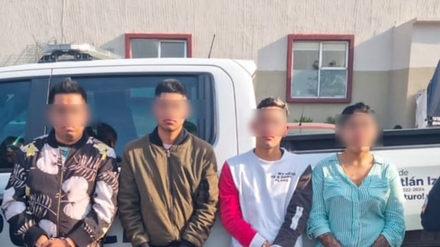 En Cuautitlán Izcalli reportan a 4 personas detenidos por presunta droga en Bosques del Lago