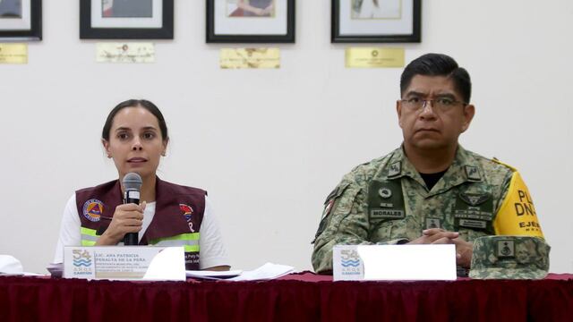Ana Paty Peralta previene efectos del huracán Milton