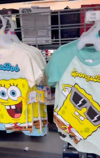 Colección de Bob Esponja en Walmart