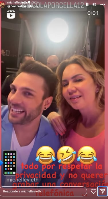 Nicola Porcella junto a Michelle Vieth