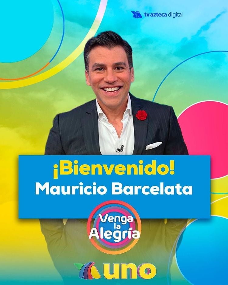 Mauricio Barcelata se integra a Venga La Alegría