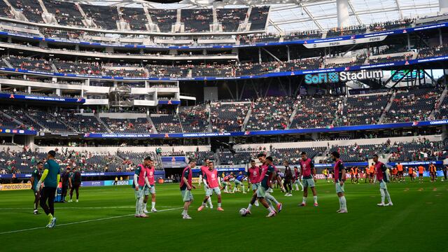Jugadores de la Selección Mexicana en la Copa América.