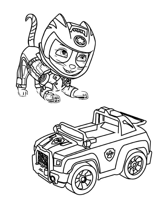 Cat Pack: 5 dibujos de los amigos de Paw Patrol que puedes colorear