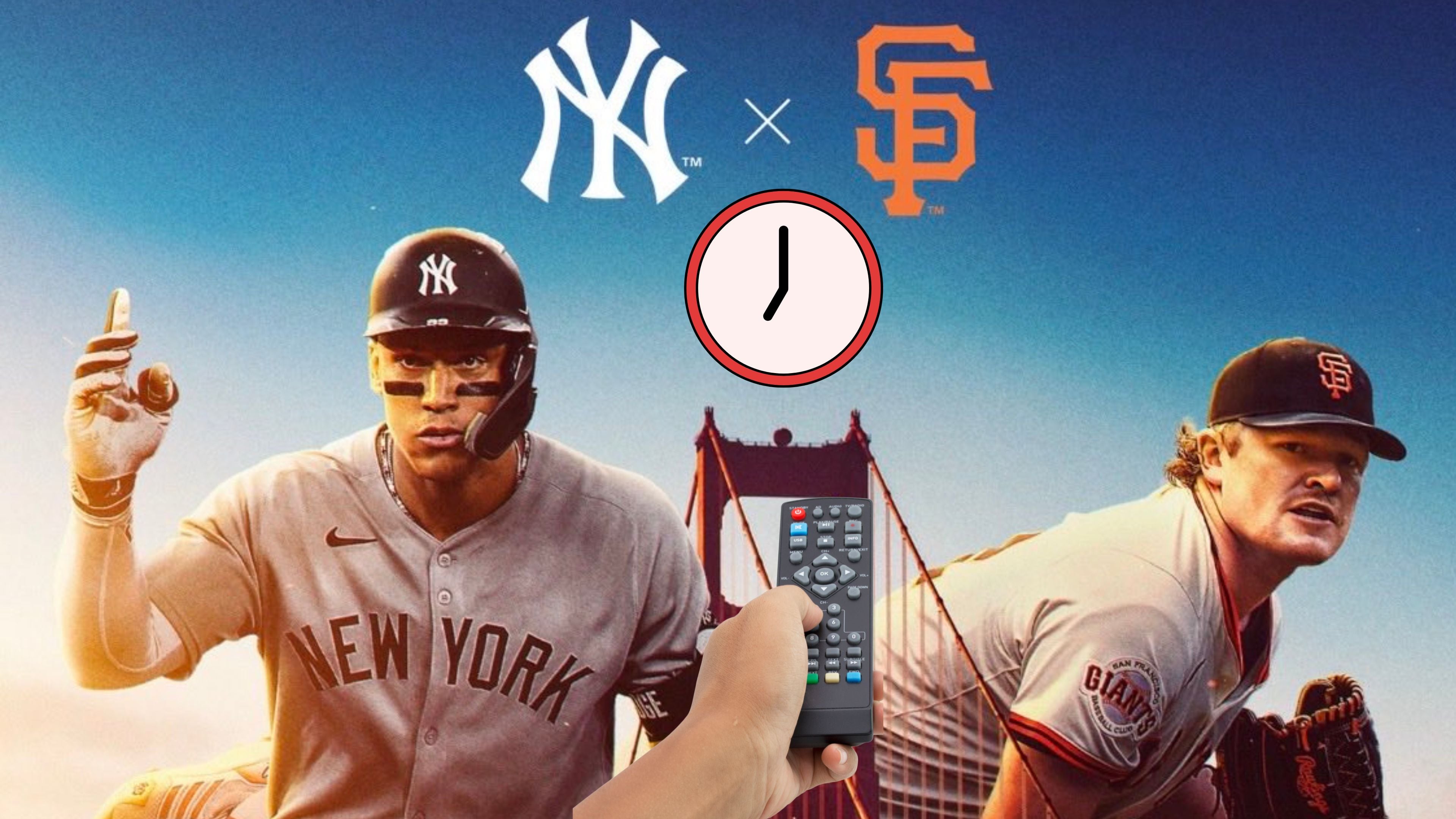 Yankees vs Giants: hora y canal del Opening Day 2026 de MLB