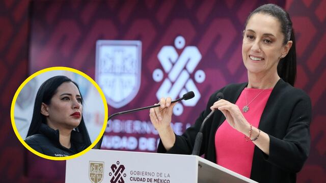 Claudia Sheinbaum y Sandra Cuevas