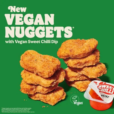 Burger King, nuggets veganos