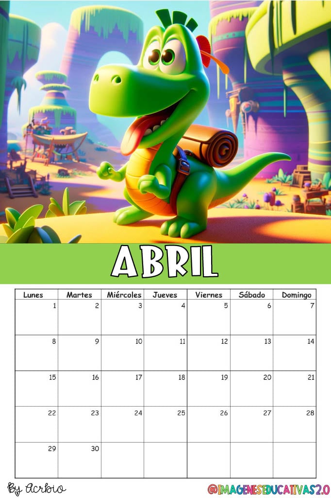 Calendario de Mario Bros 2024: Plantilla para editar e imprimir