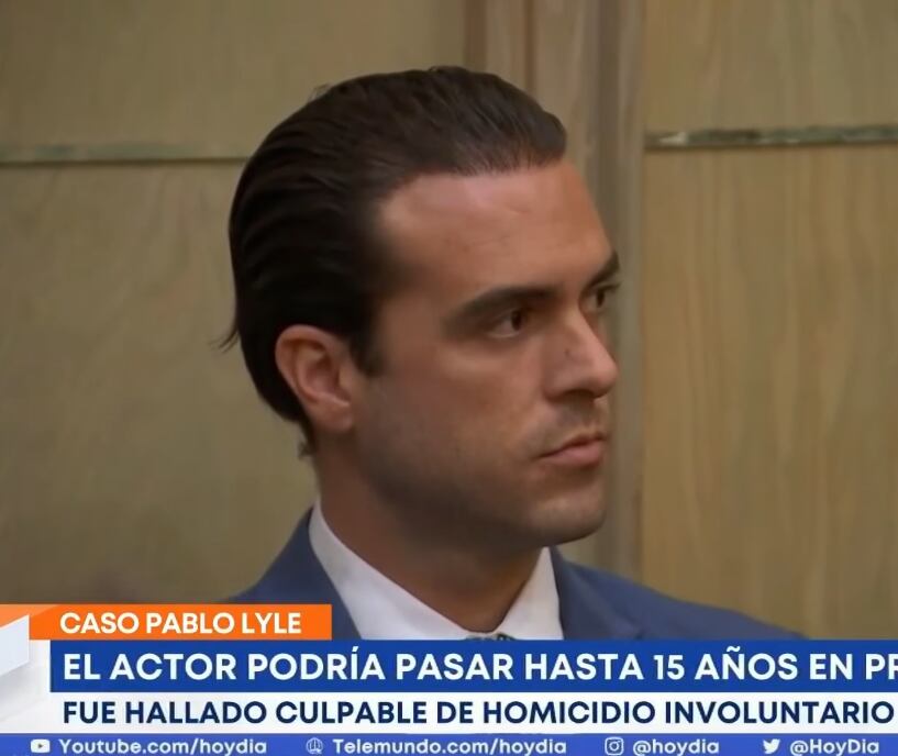 Pablo Lyle el día de su juicio final.