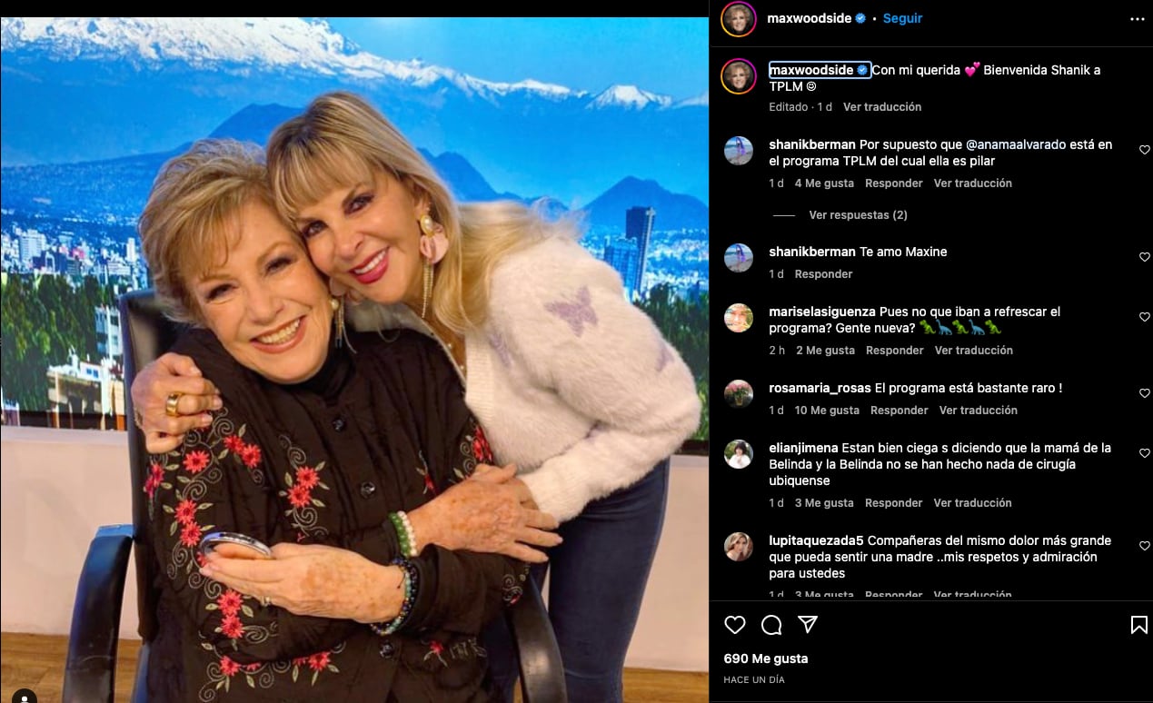 Maxine Woodside tiene una nueva favorita y es Shanik Berman