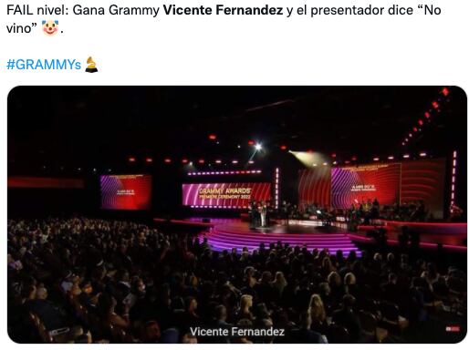 Memes sobre Jimmie Allen y Vicente Fernández en los Grammy 2022
