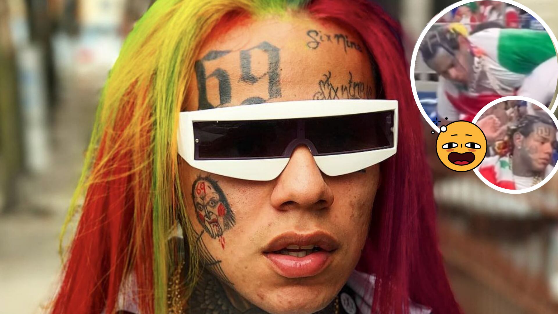 6ix9ine sí fue echado del Clásico Mundial de Béisbol, pero por estar borracho (VIDEO)