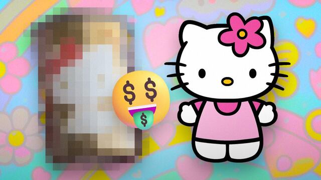 Vaso de Hello Kitty que sólo se puede conseguir en Oxxo