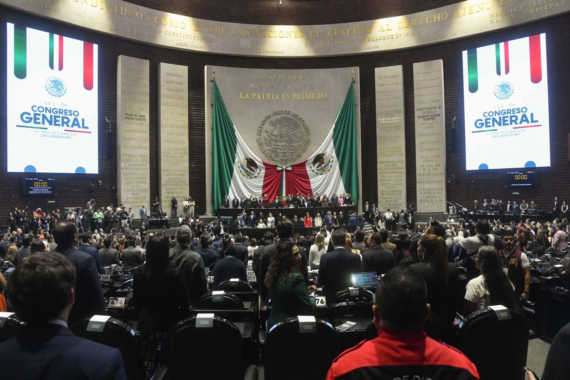 Rosa Icela Rodríguez entregó el segundo informe de gobierno federal en la Cámara de Diputados