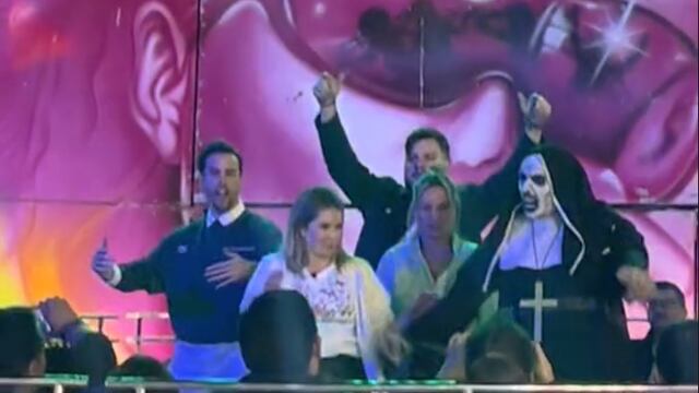 Conductores de Hoy con la monja de la feria