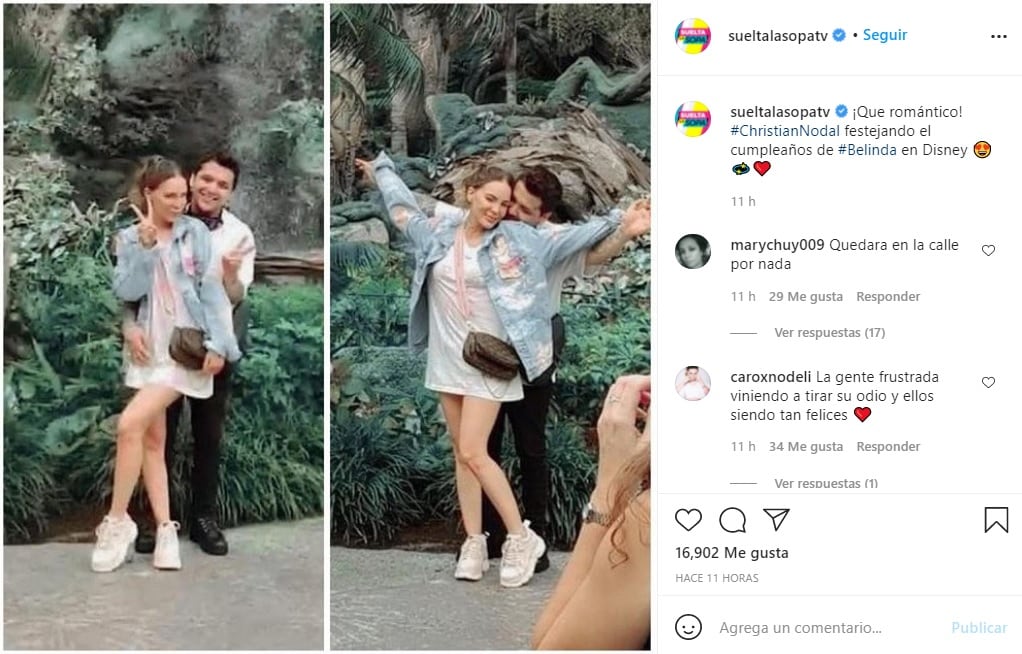 Belinda y Christian Nodal