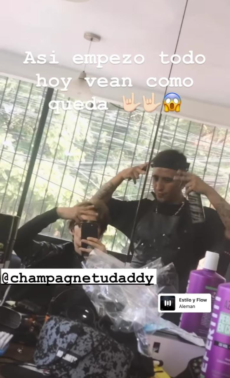 Tristán, hijo de Yahir, estrena look a la Cruella de Vil