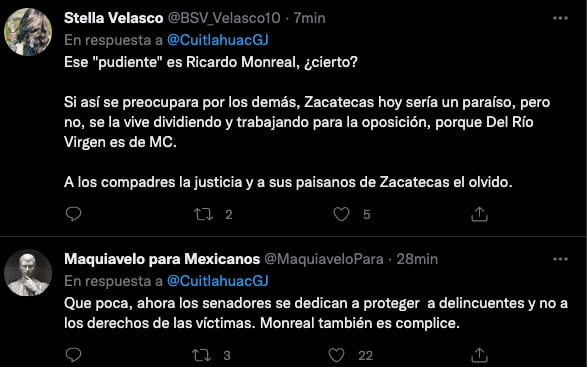 Usuarios en redes también se lanzan contra Ricardo Monreal