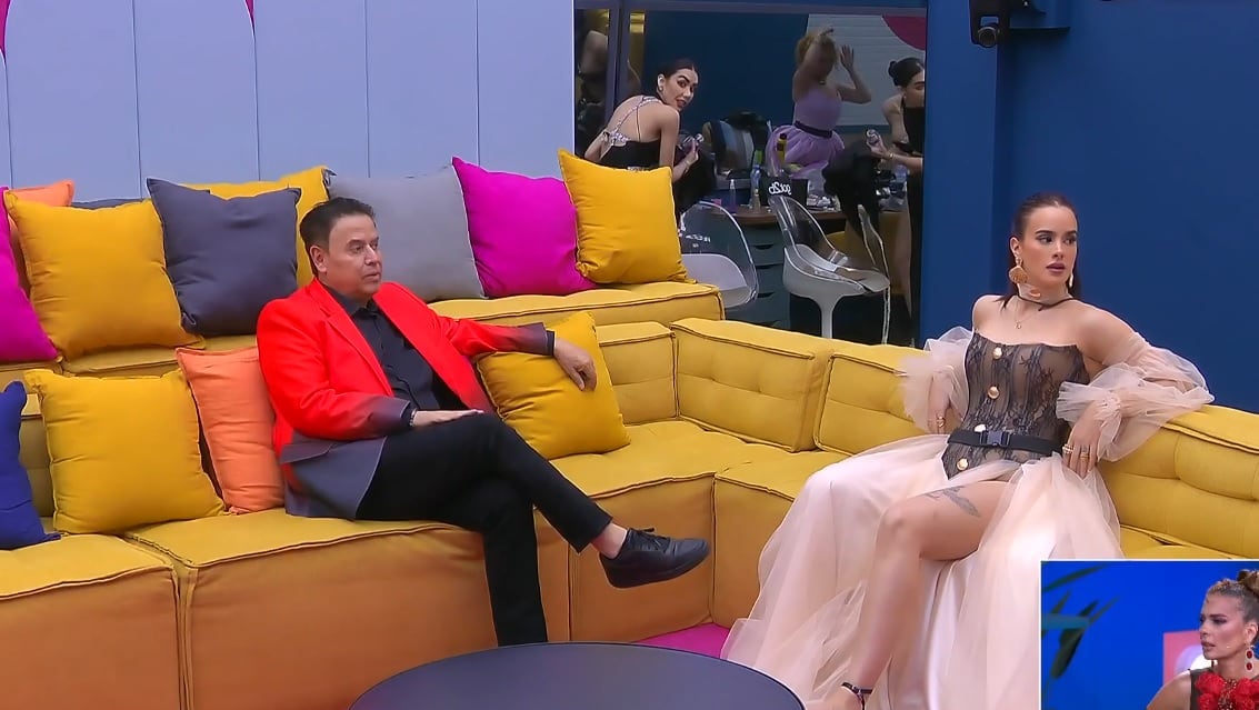 Gala Montes con su vestido de "princesa ruda" en La Casa de los Famosos 2024.