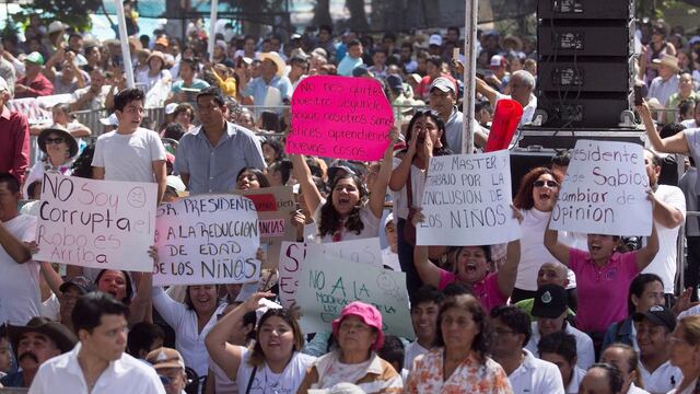 Protesta contra el recorte