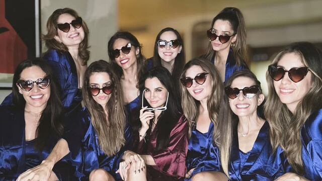 Martha Higareda celebra su despedida de soltera con amigas