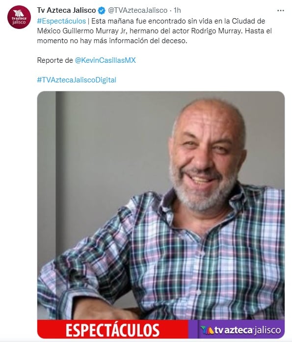 Guillermo Murray Jr., hermano Rodrigo Murray